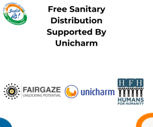 Free Sanitary Distribution, Supported By Unicharm